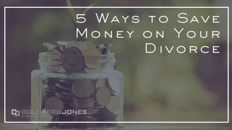 how to save money for divorce